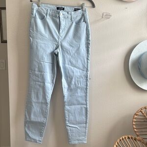 Buffalo David Bitton Light Blue High Rise Soft Stretch Ankle Skinny Jeans Size 6